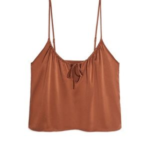 100% Silk Cami | WeWoreWhat | Tortoise Shell